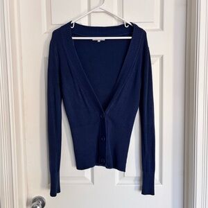 Vintage Navy Cardigan